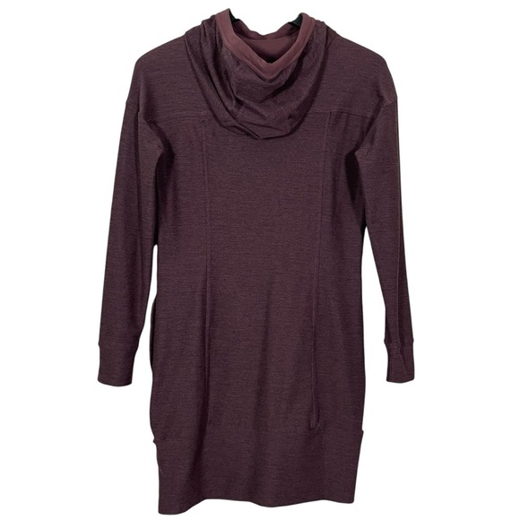 Toad & Co Intermosso Hooded Dress in Huckleberry Size XS - Picture 3 of 7